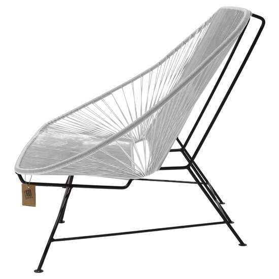 Acapulco Sofa in White, Suitable for 2-3 People