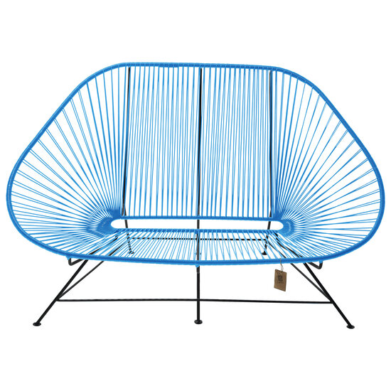 Acapulco Sofa in Blue, Suitable for 2-3 People