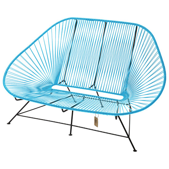 Acapulco Sofa in Blue, Suitable for 2-3 People