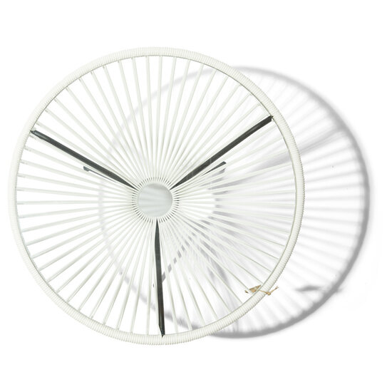 Silla Acapulco Table Japón XL in White, Glass Table Top