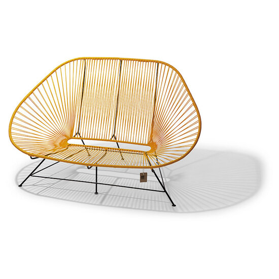 Acapulco Sofa in Yellow, Suitable for 2-3 People