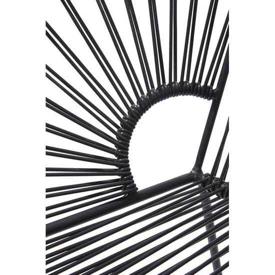 Luna Dining Chair in Black (Made w/ Recycled PVC)
