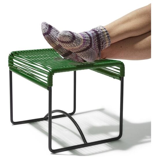 Xalapa Stool or Footrest in Green