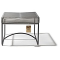 Silla Acapulco Xalapa Stool or Footrest in Silver-Grey