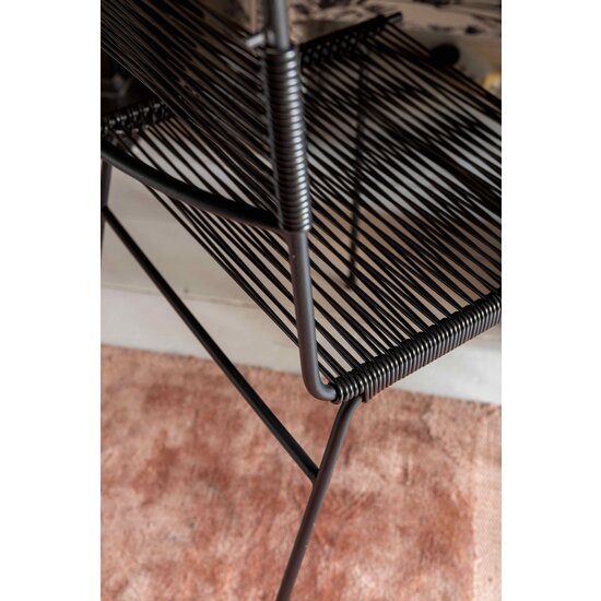 Polanco Dining Chair in Black (Made w/ Recycled PVC)