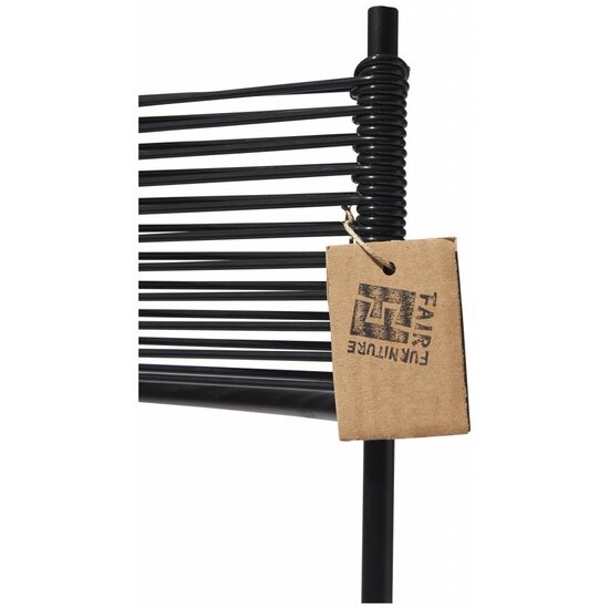 Polanco Dining Chair in Black (Made w/ Recycled PVC)