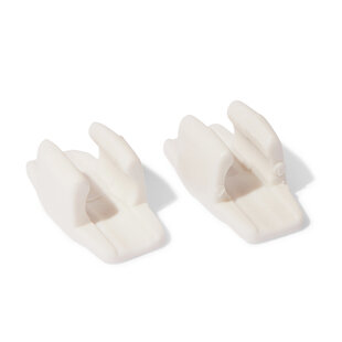 Sled chair glides - white