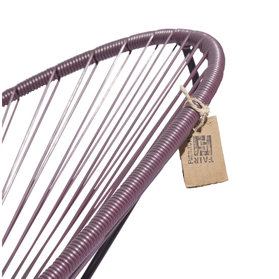 Silla Acapulco Acapulco chair metallic lavender