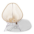Silla Acapulco Acapulco chair, ivory color
