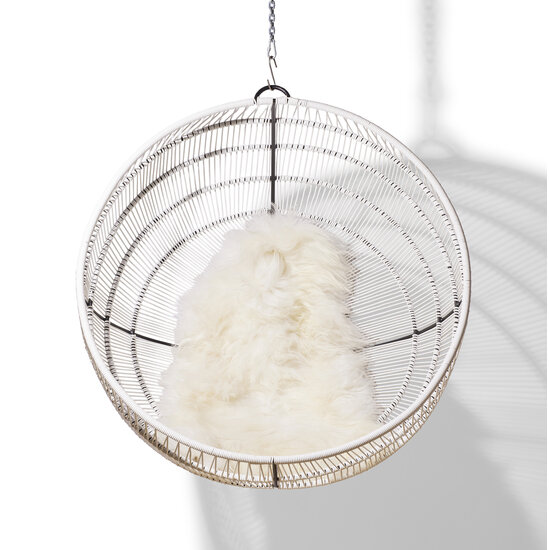 Silla Acapulco Boba hanging chair white