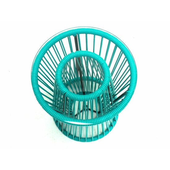 Silla Acapulco Inversa side table turquoise