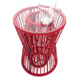 Coffee table Inversa red