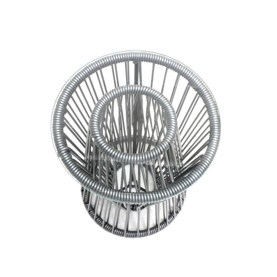 Silla Acapulco Coffee table Inversa silver-grey