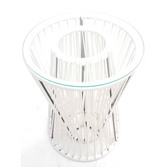 Silla Acapulco Inversa side table white