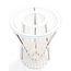 Silla Acapulco Inversa side table white