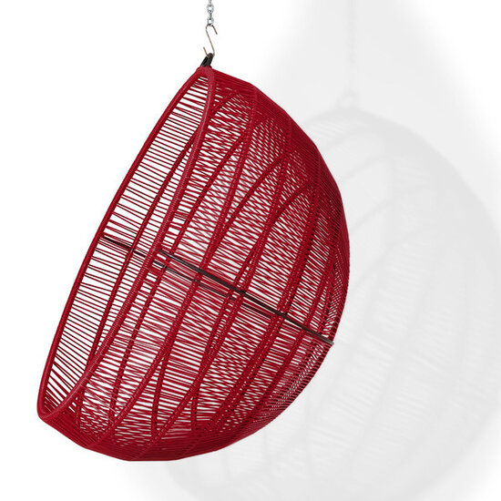 Silla Acapulco Boba hanging chair red
