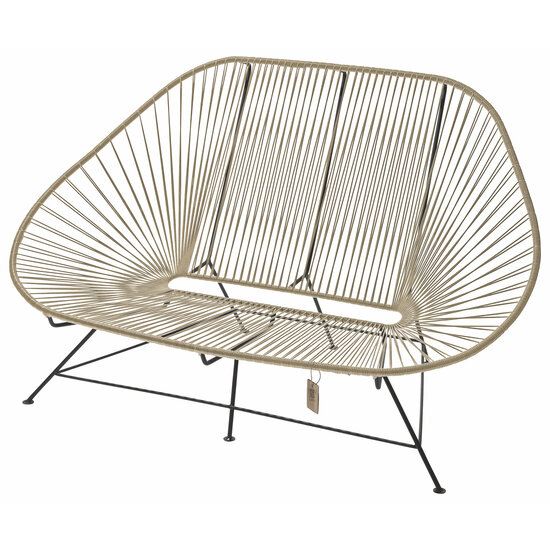 Silla Acapulco Acapulco 2 Seater Sofa hemp, suitable for 2 to 3 people