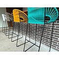 Silla Acapulco Luna barstool, turquoise, seat height 75cm