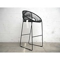 Silla Acapulco Luna barstool, black, seat height 75cm