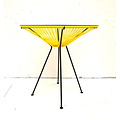 Silla Acapulco Bistro table Tulum  canary yellow