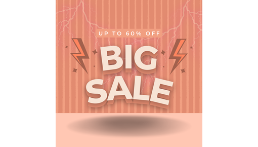Items with up to 60% discount