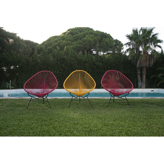 Acapulco Chair in Bougainvillea