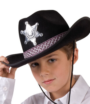 cowboyhoed junior zwart