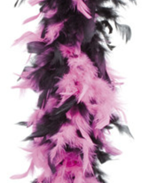 boa fuchsia zwart