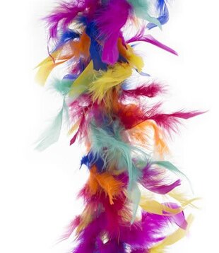boa mélange de couleurs
