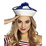 cap sailor white blue