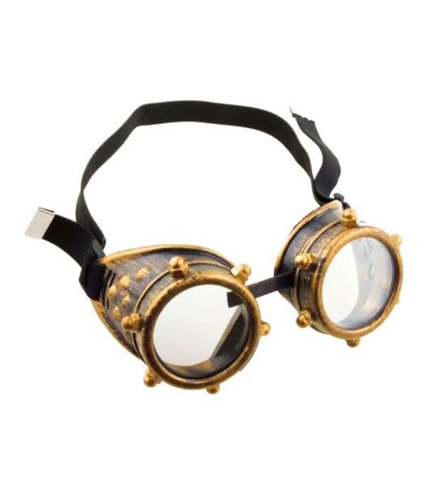 Funny Fashion gold goggles steampunk