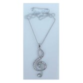 necklace treble clef