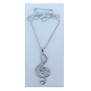 necklace treble clef