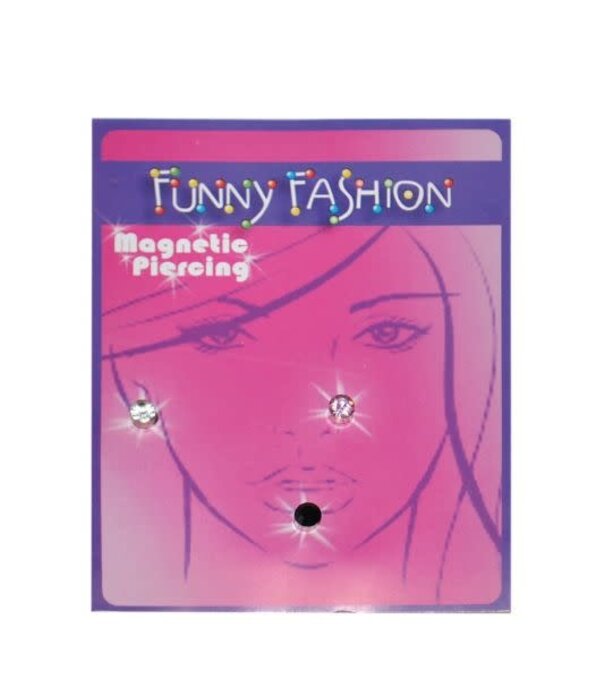 Funny Fashion piercing 3 stuks magnetisch