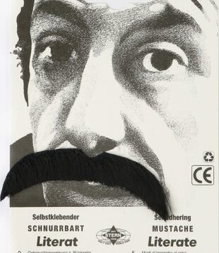 moustache Literat ros