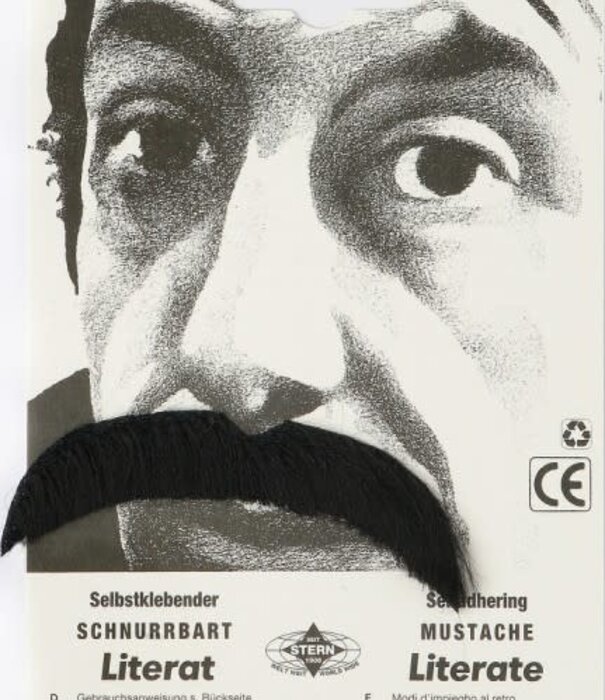 moustache Literat ros