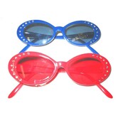 lunettes pour enfants avec strass bleu