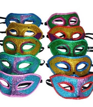 oogmasker glitter per stuk