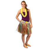 Hawaiian skirt multicolor 45 cm