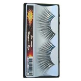 Cils noirs + argentés