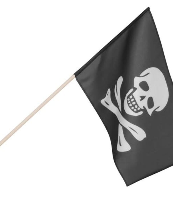 Piraatvlaggeske op stokje