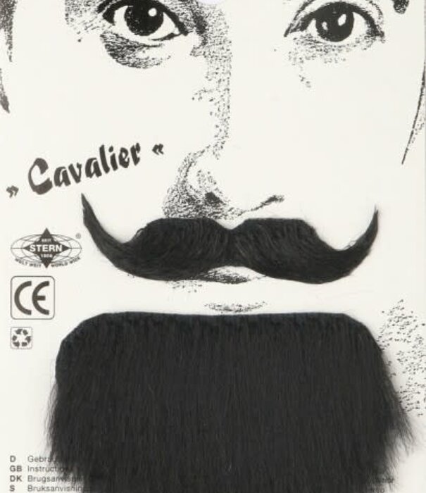 klein baartje + snor , ros of blond Cavalier