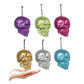 skull glitter assorted colors (1 color)
