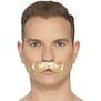 the imperial moustache, blonde, hand knotted snor