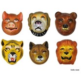 plastiek kindermasker dier hond 1stuk