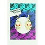 earring skull gold