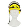 Casque de police jaune fluorescent