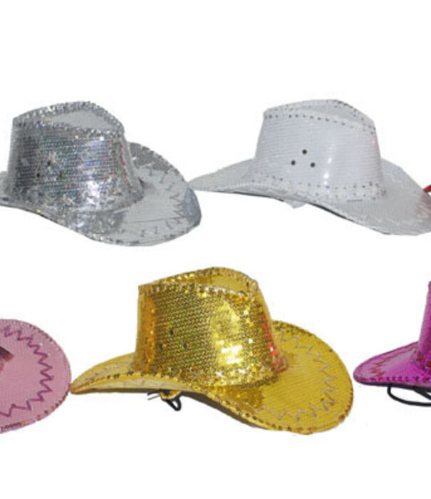 chapeau de cow-boy avec paillettes