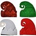 elfenmuts wit, rood, groen of bruin