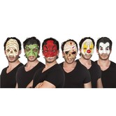 latex half mask assorted (1 piece)